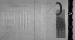 IR of genuine banknote