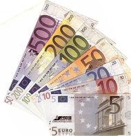 euro banknotes