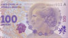 Argentina - 100 peso bills to bear Evita`s image