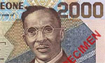 Sierra Leonne - old notes ceased to be legal tender