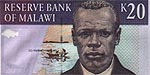 Malawi no longer issuing 20-kwacha notes